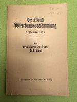Klötzli, Droz, Loosli: Die Zehnte Völkerbundsversammlung1929