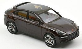 Porsche Cayenne Turbo Coupé seit 2019 dunkelbraun met.  1:43
