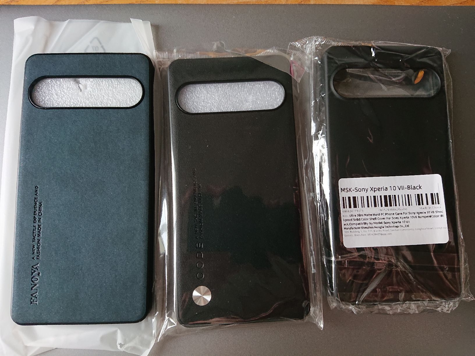 Cover & Protezioni schermo: 3 cases, coques pour Xperia 10 VII – Nuovo e nell'imballaggio originale da Lentigny venduto da ti_2020