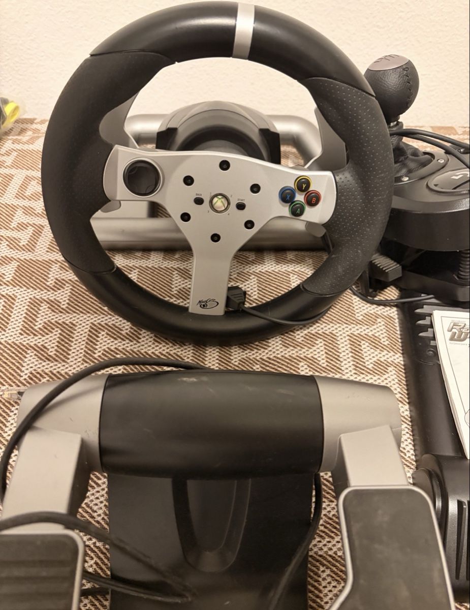 Microsoft Consoles: Racing Wheel Xbox 360 Force Feedback mit Anleitung – D'occasion à St.Gallen par rslalfs 1