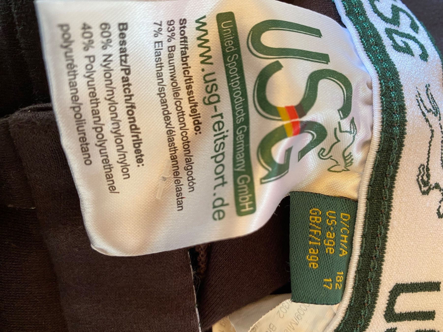 Pantaloni: USG Reithosen Gr. 182 – Usato da St.Gallen venduto da maierm01 2