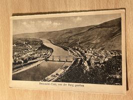 Alte Ansichtskarte Berncastel-Cues, Mosel, 1915, Rarität