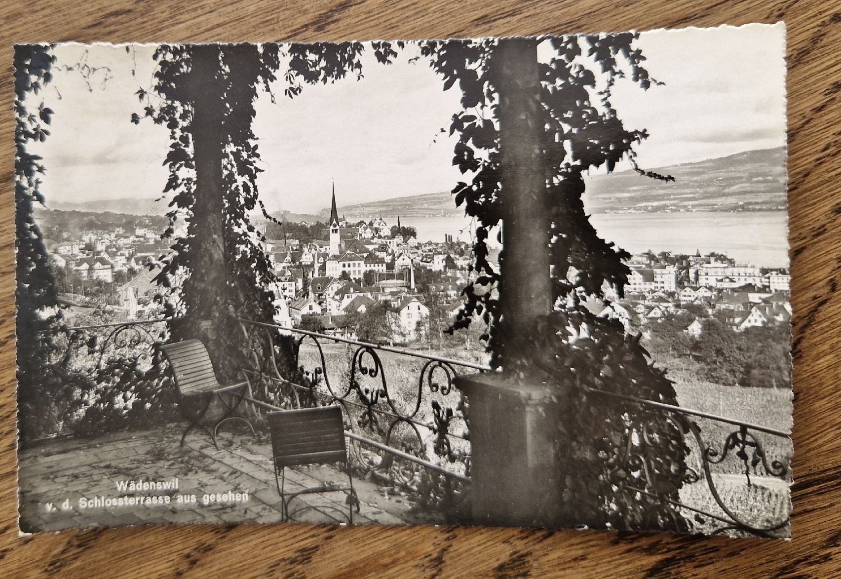 Cartoline postali: Wädenswil 1947 – Usato da Ebikon venduto da Donar50
