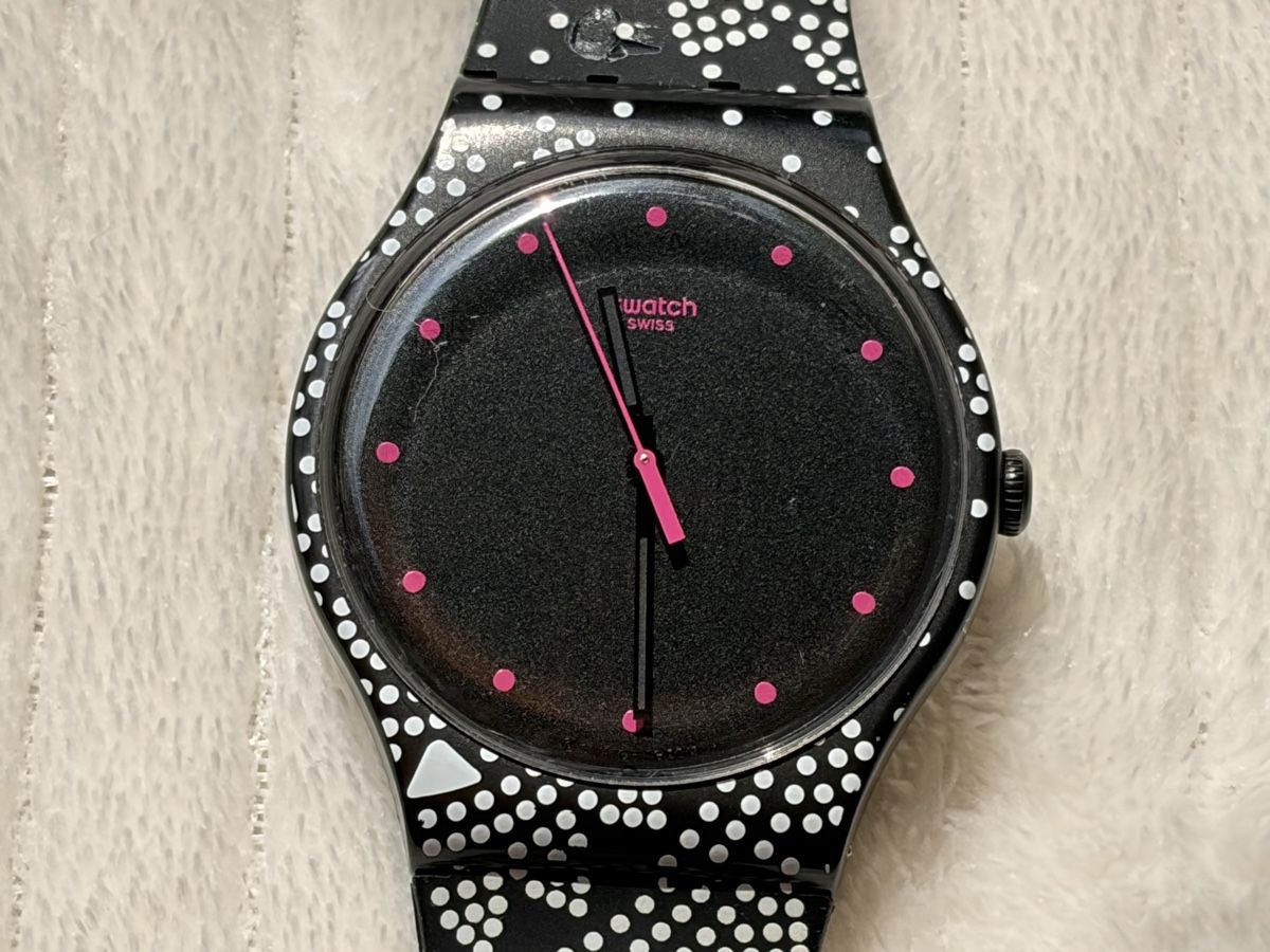 Swatch Orologi: Ältere Swatch New Gent mit Ersatzband – Usato da Möhlin venduto da seerose6