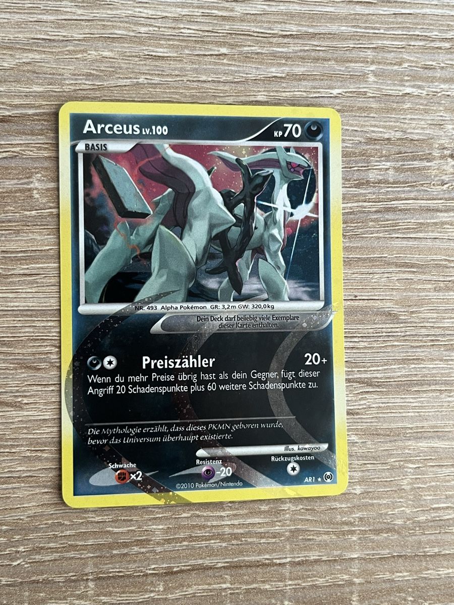 Pokémon Carte collezionabili: Pokémon Karten- Arceus LV.100 (DE) – Usato da Bern venduto da Ermurais 1