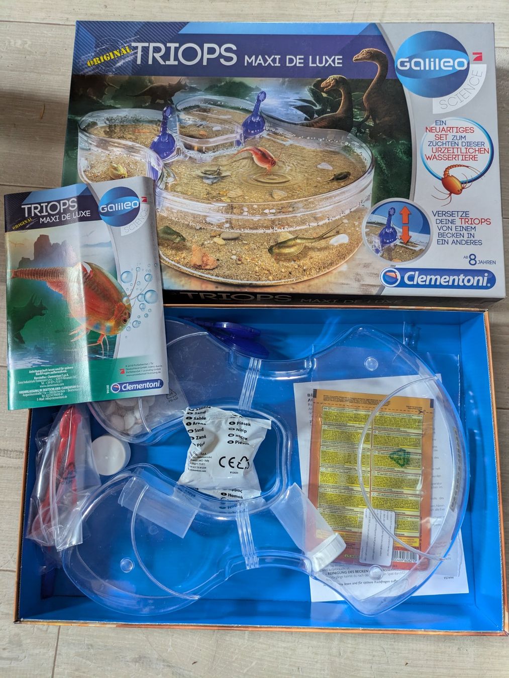 Clementoni Giocattoli: Clementoni Triops Maxi de Luxe Set nur geöffnet – Nuovo (secondo la descrizione) da Lostorf venduto da rosmarinstengeli 1
