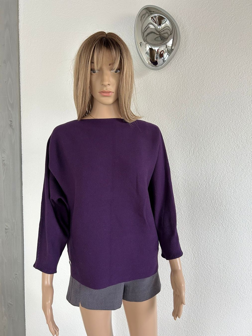Ralph Lauren Maglioni & Felpe: Ralph Lauren Plum Knit Top, Size L – Usato da Kilchberg ZH venduto da Thrift_Shop