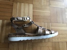 Sandalen von Gabor Grösse 5 1/2 (38,5) gold