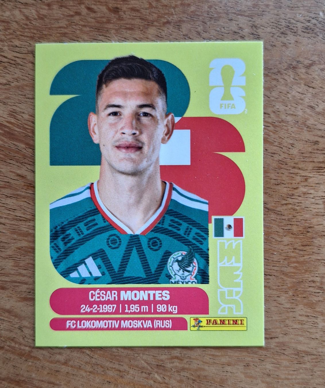 Panini Carte collezionabili: Panini César Montes MEX 5 – Nuovo (secondo la descrizione) da Romanens venduto da Crocette