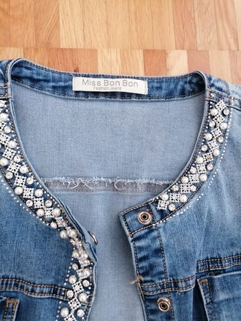 Jeansjacke Miss Bon Bon, Gr. M, neuwertig, Top Zustand!