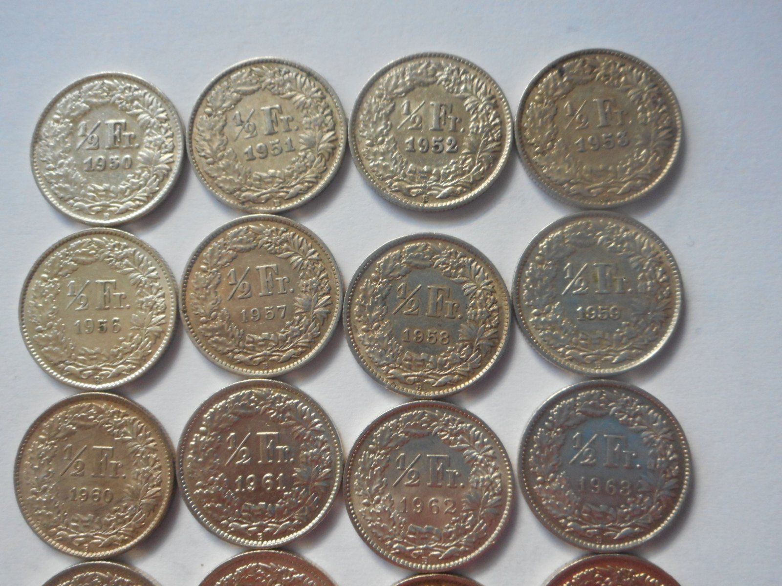Toutes les monnaies: 16 x 50 Rp. ab 1950 – D'occasion à Kriegstetten par pizlad2010 1
