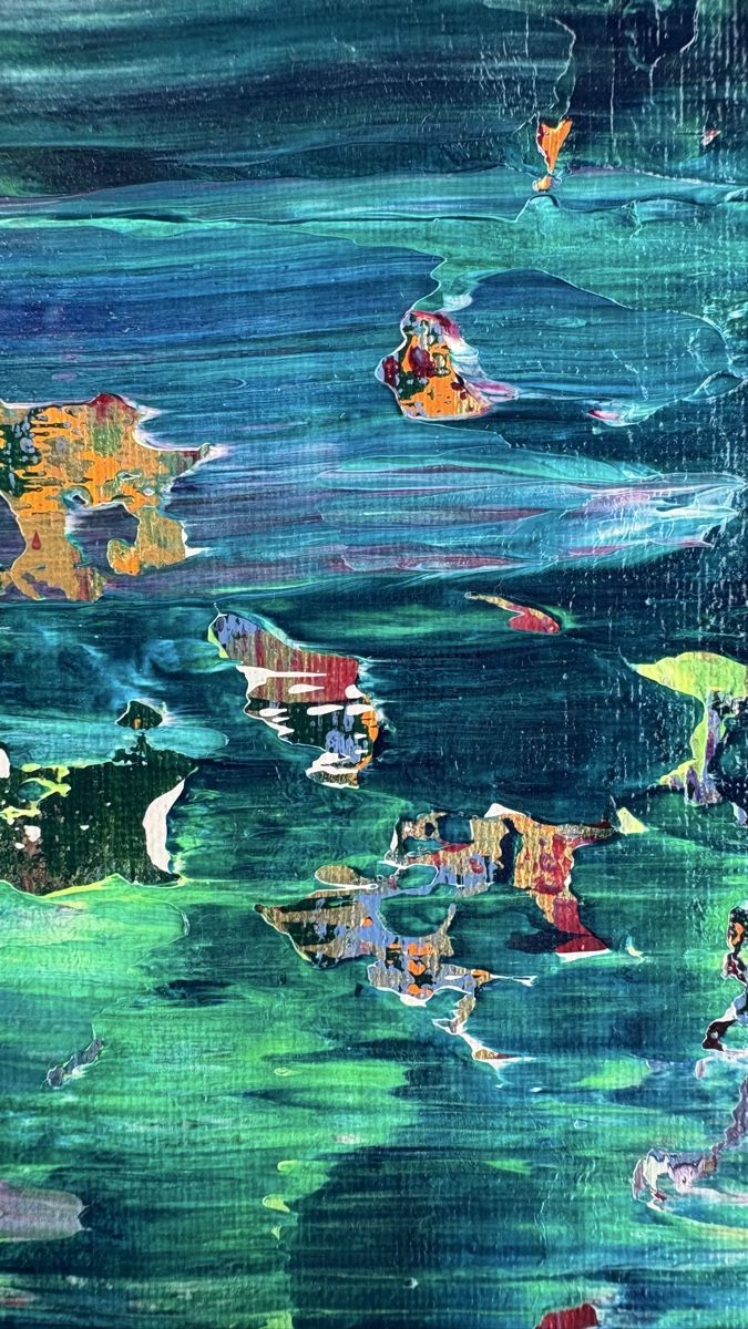 Dipinti: Original abstraktes Acrylbild 50x50 cm – Nuovo e nell'imballaggio originale da Kirchlindach venduto da GeibKeller 2