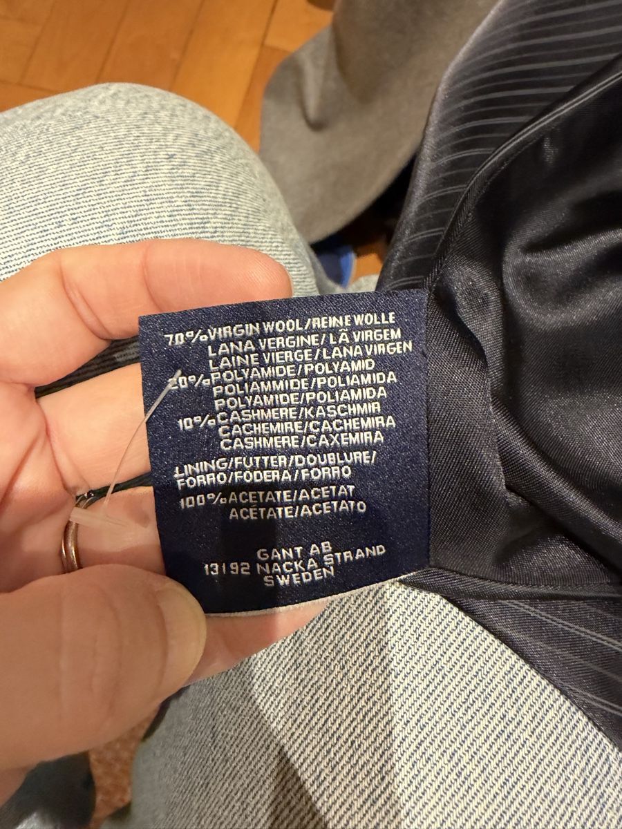 Gant Cappotti: GANT Wool Coat, Size M, Grey – Nuovo (secondo la descrizione) da Genève venduto da jud_xrl8 5