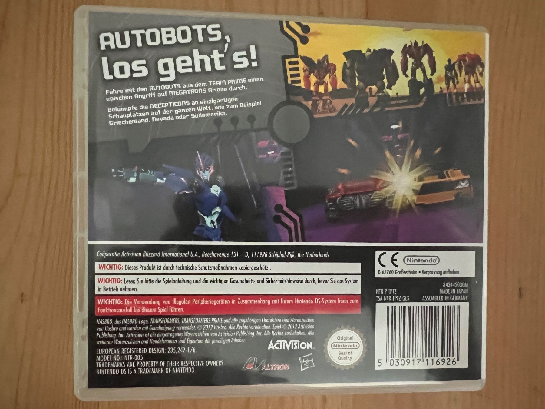 Nintendo Giochi: DS TRANSFORMERS Prime Das Spiel – Usato da st.gallen venduto da SoCre75 2