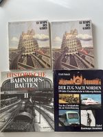 Lot de 4 livres sur les chemins de fer