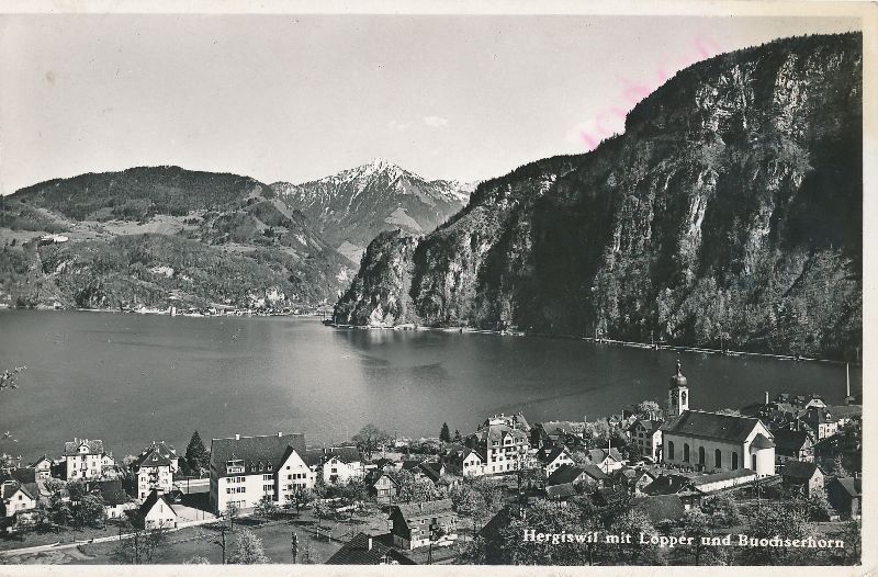 Cartoline postali: Hergiswil am Lopper + 1949 Marke ab – Usato da Emmenbrücke venduto da teestube