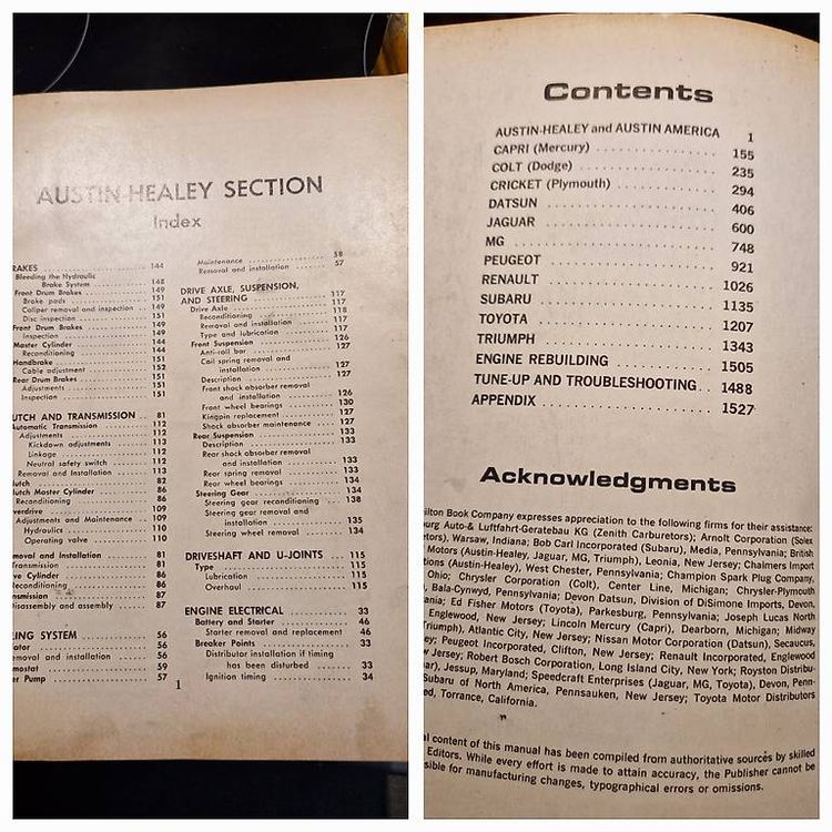 Libri: Chilton's foreign car repair manual . 50 Jahre alt ! – Usato da Wetzikon ZH venduto da Oldieslover 3