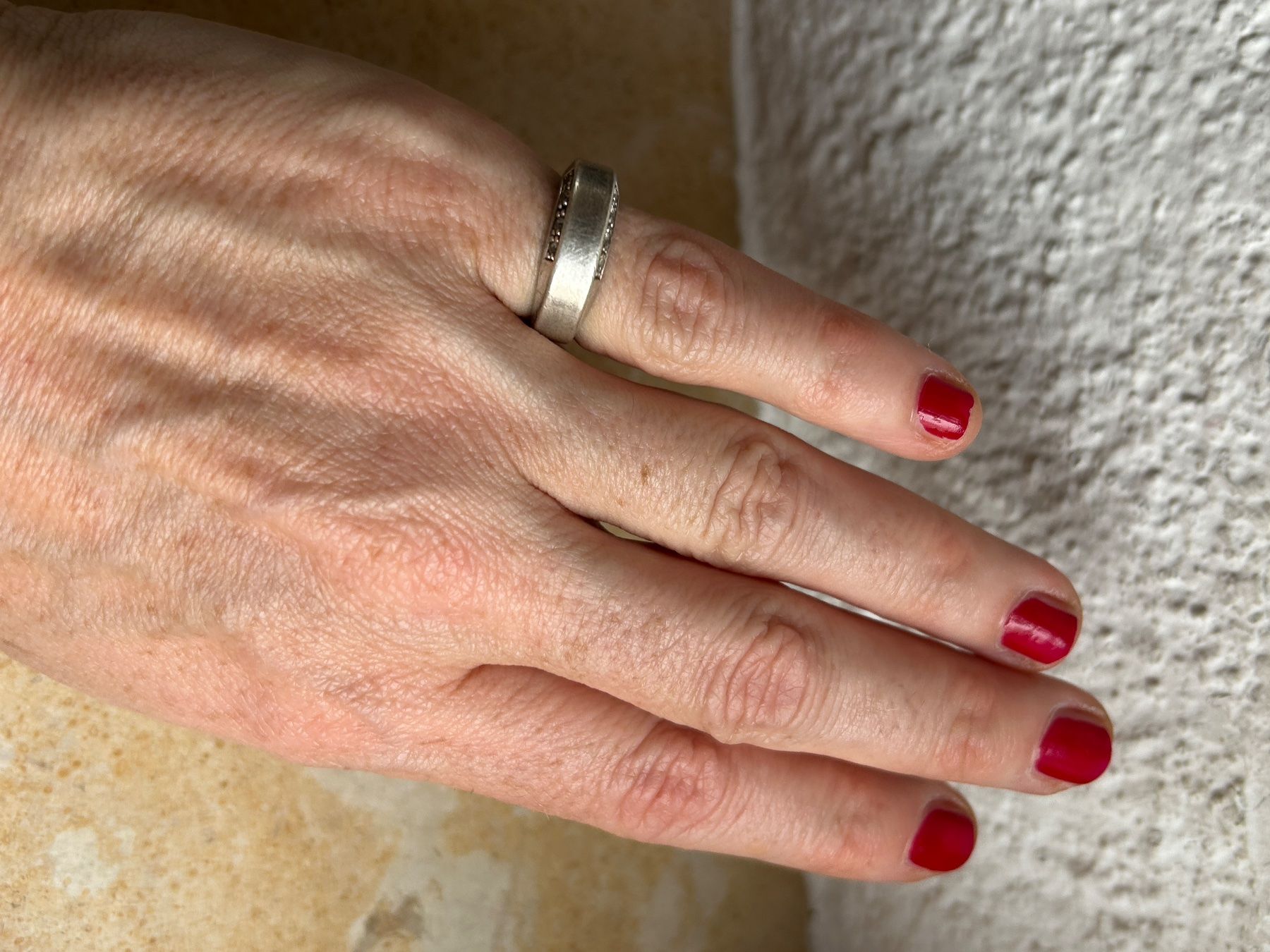 Ringe: Silber DESIGNERRING Ufotasse ( Grösse 50) – Gebraucht aus Basel von bellespirit 2
