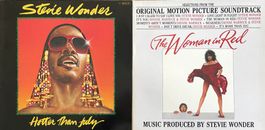Stevie Wonder 2 LP's - Hotter Than July & The Woman In Red