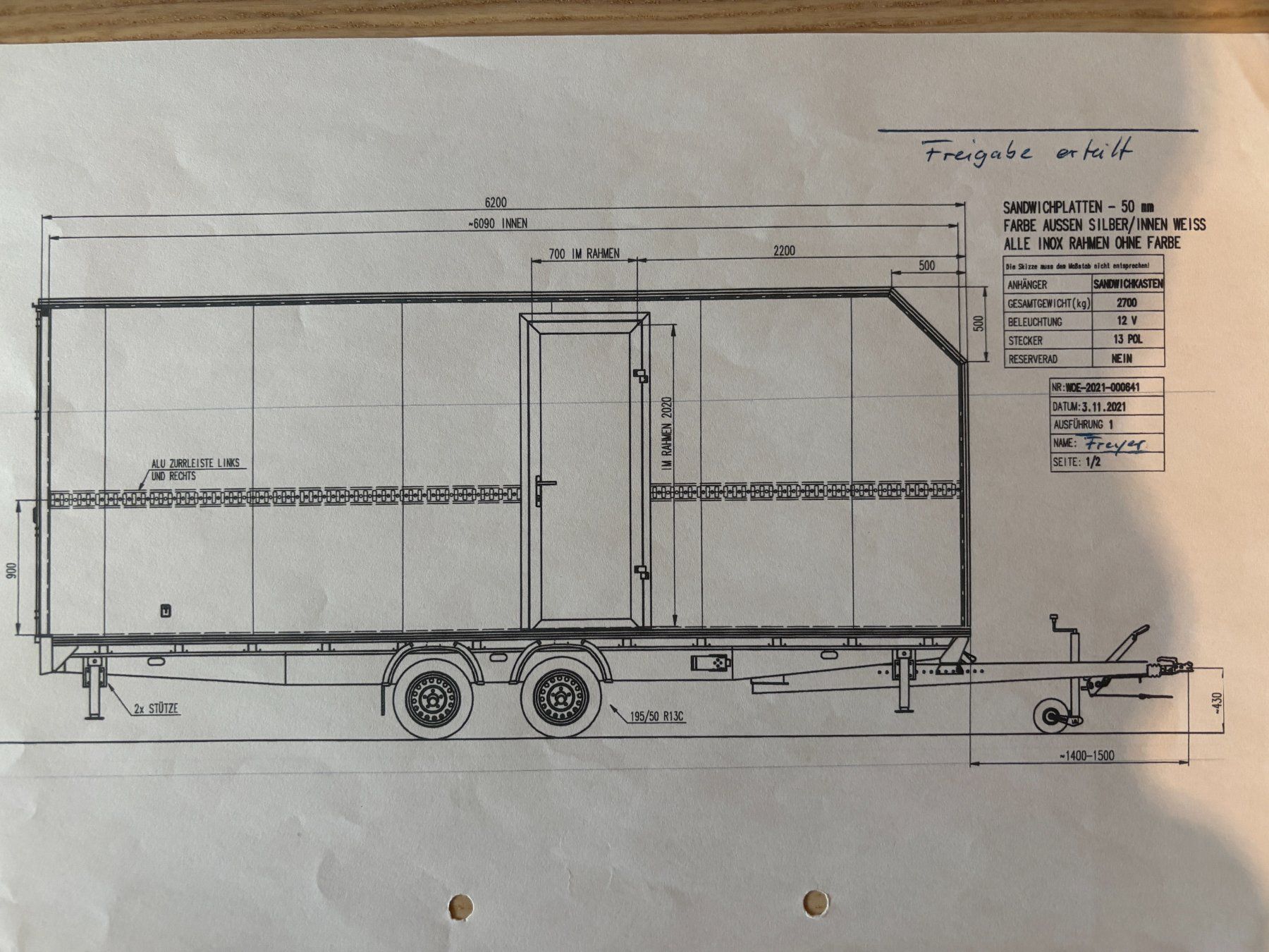 Remorques: Einmaliger Wohnwagen, 3.5t autark – D'occasion à Hagenbuch ZH par Caleb 9