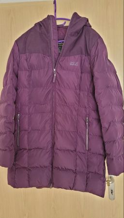Jack Wolfskin Winter Daunenjacke, Lilag, Grösse XL