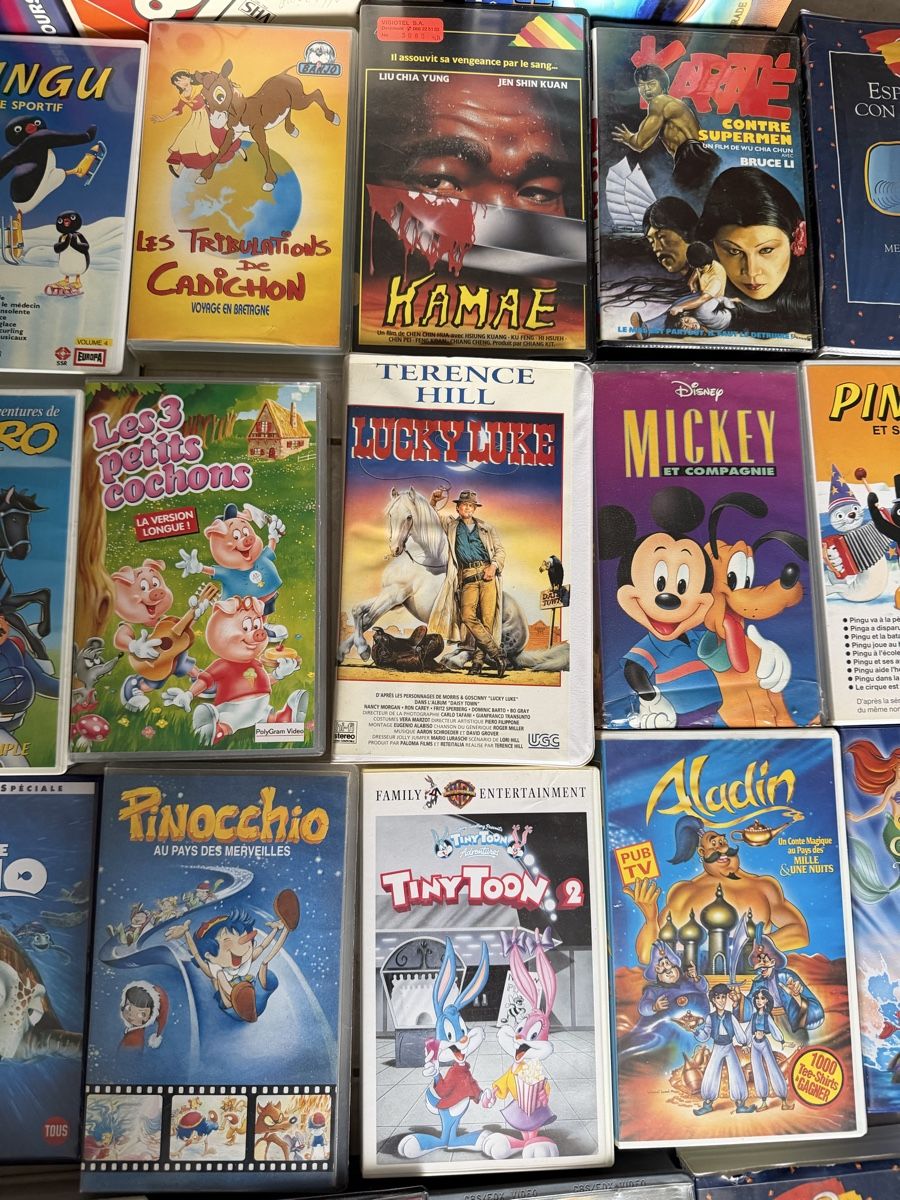 Tutti i VHS: 61x cassette video VHS – Usato da Courtételle venduto da claude41 5