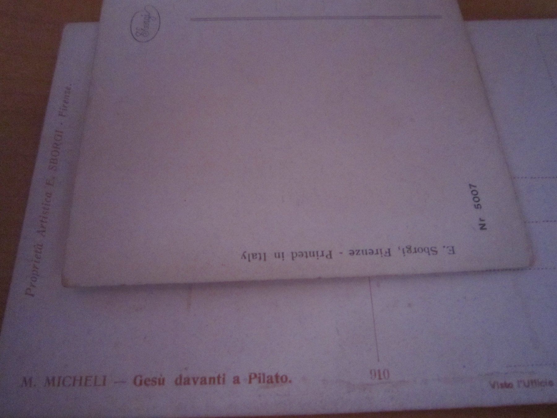 Cartoline postali: No16 Antike POstkarten FIRENZE AB NUR 75 RP – Usato da Gordola venduto da Polentaefung 4