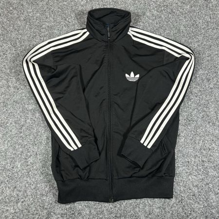 Black Adidas jacket zip Medium