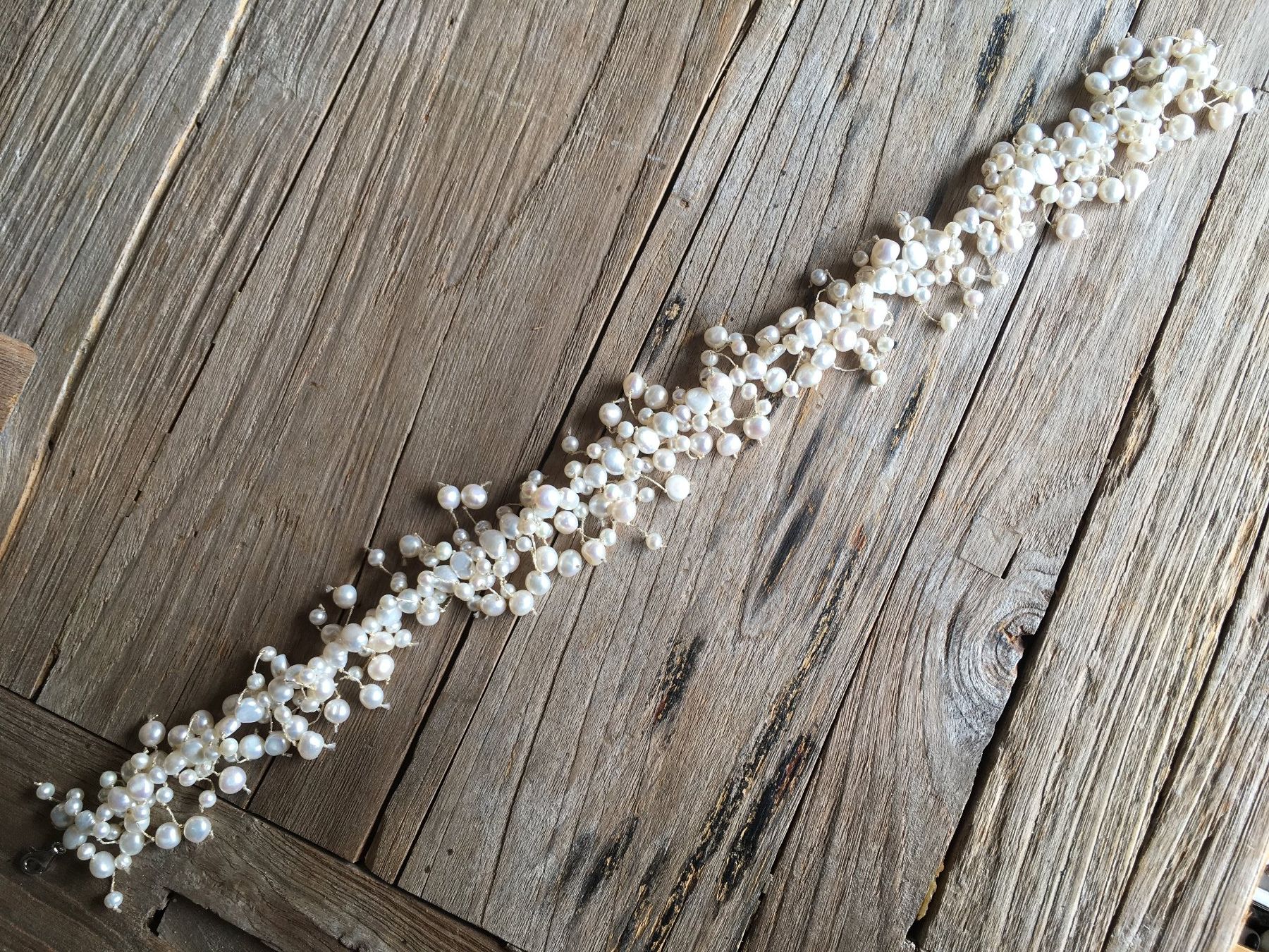 Catenine: PERLENKETTE  NATUR / LÄNGE 43cm – Nuovo e nell'imballaggio originale da Aesch ZH venduto da LiquidAktion 8