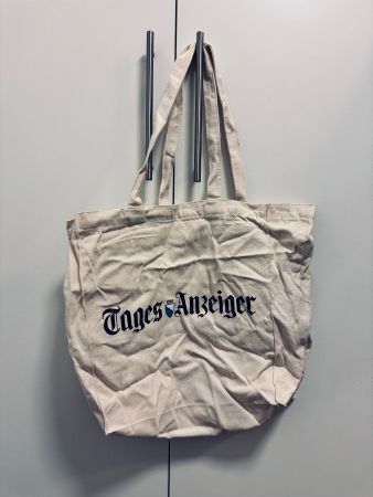 TAGESANZEIGER Tote Bag Tasche Beige