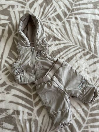 Baby Newborn Set warmes Gilet und Hose Gr. 56