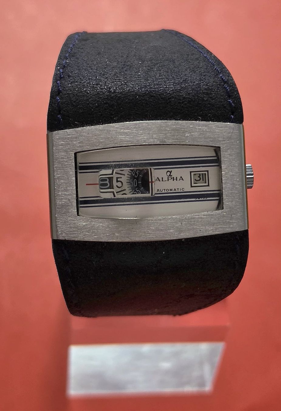 Omega Uhren: VINTAGE ALPHA JUMP HOURS AUTOMATIC MEGA RAR – Gebraucht aus Neftenbach von Taschen-Uhren 2