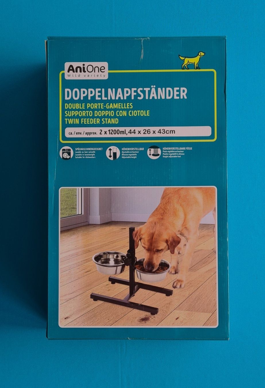 Sonstige Dekorationen & Accessoires: Doppelnapfständer für Hunde – Gebraucht aus Saland von V-Tour