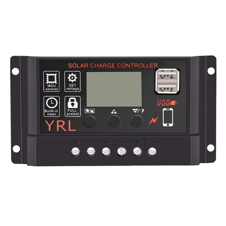 Diymore PWM Solar Ladegerät Controller 100A Solarladeregler,12 V/24 V Solar Ladungscontroller