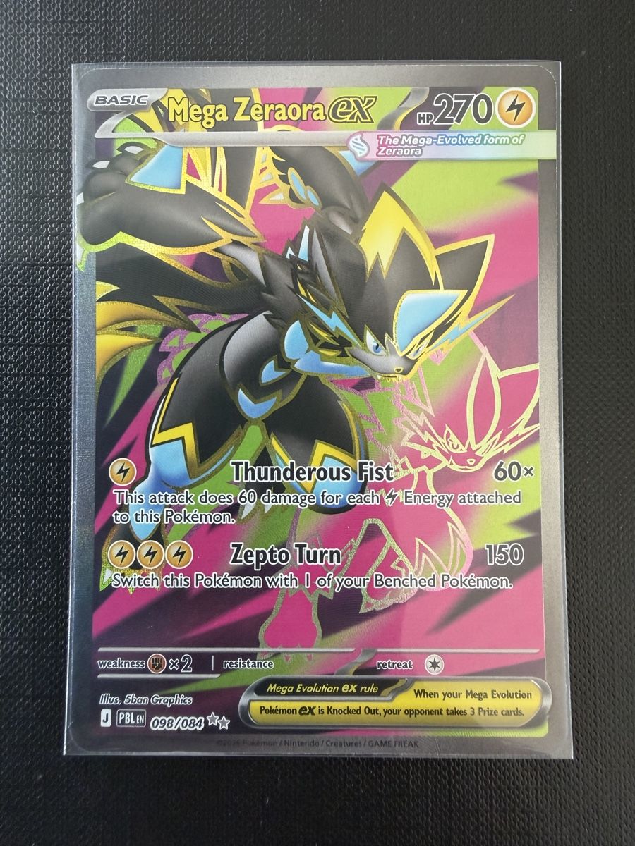 Pokémon Cartes à collectionner: Mega Zeraora ex #098 PBL EN – Neuf (Voir description) à Savigny par Matgab94