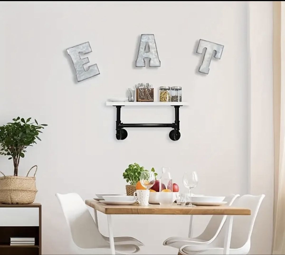 Alle Dekorationen: Schriftzug Metall Eat – Neu und originalverpackt aus Basel von Jstraehl 1