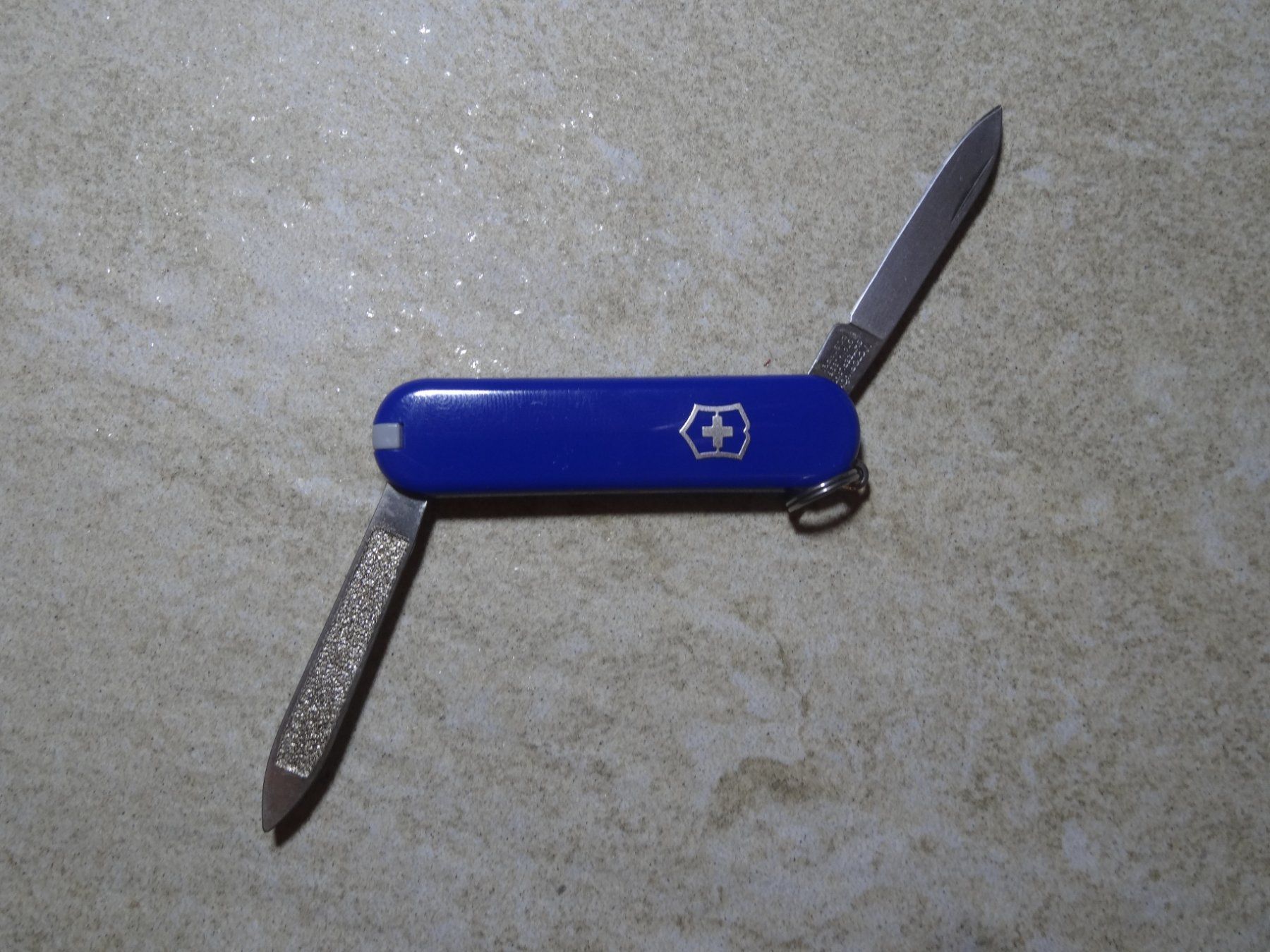 Victorinox Coltelli tascabile: Victorinox Sackmesser als Geschenkpackung, blau – Usato da Allschwil venduto da marketingprojects 3