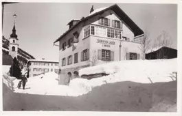 Bever, Engadin, Touristenlager. 1962