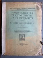 Wilhelm Molsdorf: Formschnitte des 15. Jahrhunderts