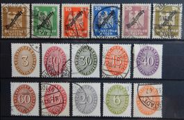 Deutsches Reich Dienst ex. Kat. 105-129 gest. 1924/33