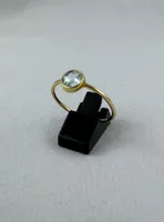 Ring mit Topas in 750 Gold / 18 Karat