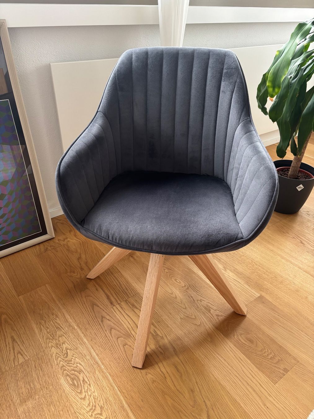 Chaises: 6x Drehstühle mit Eichenbeine Anthrazit – Neuf (Voir description) à Winterthur par loco_winti