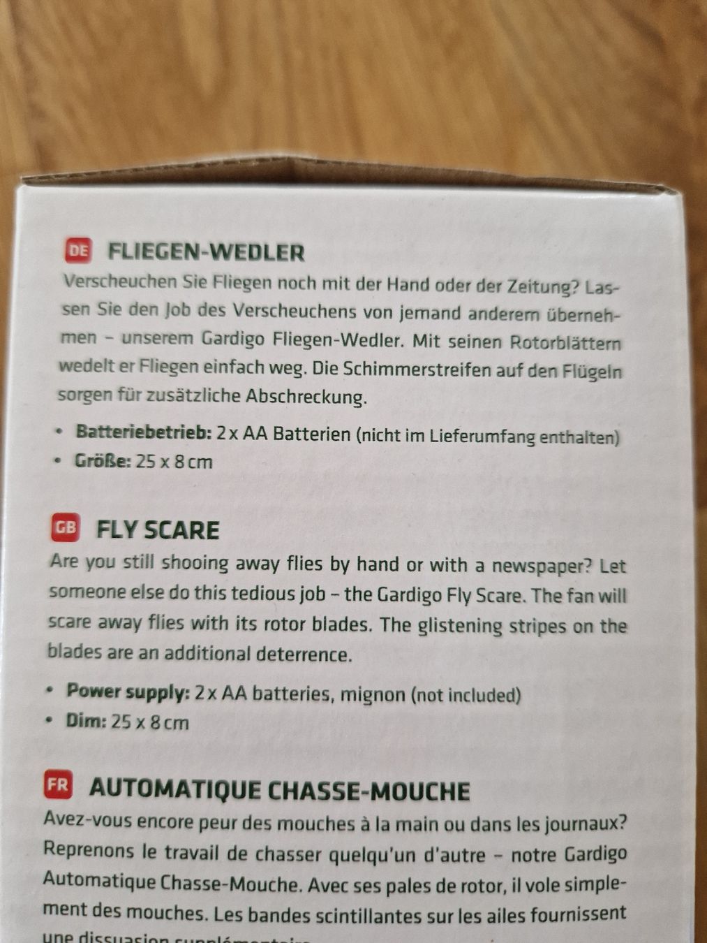Altro per la casa: Fliegen-wedler – Nuovo e nell'imballaggio originale da Kulmerau venduto da Doene7 2