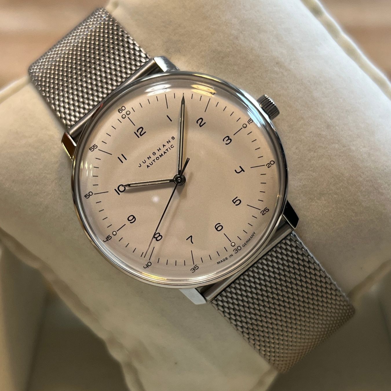Junghans Uhren: Junghans Max Bill Automatic White Dial Full Set 27/3500 – Gebraucht aus Carouge GE von Watchaser 7