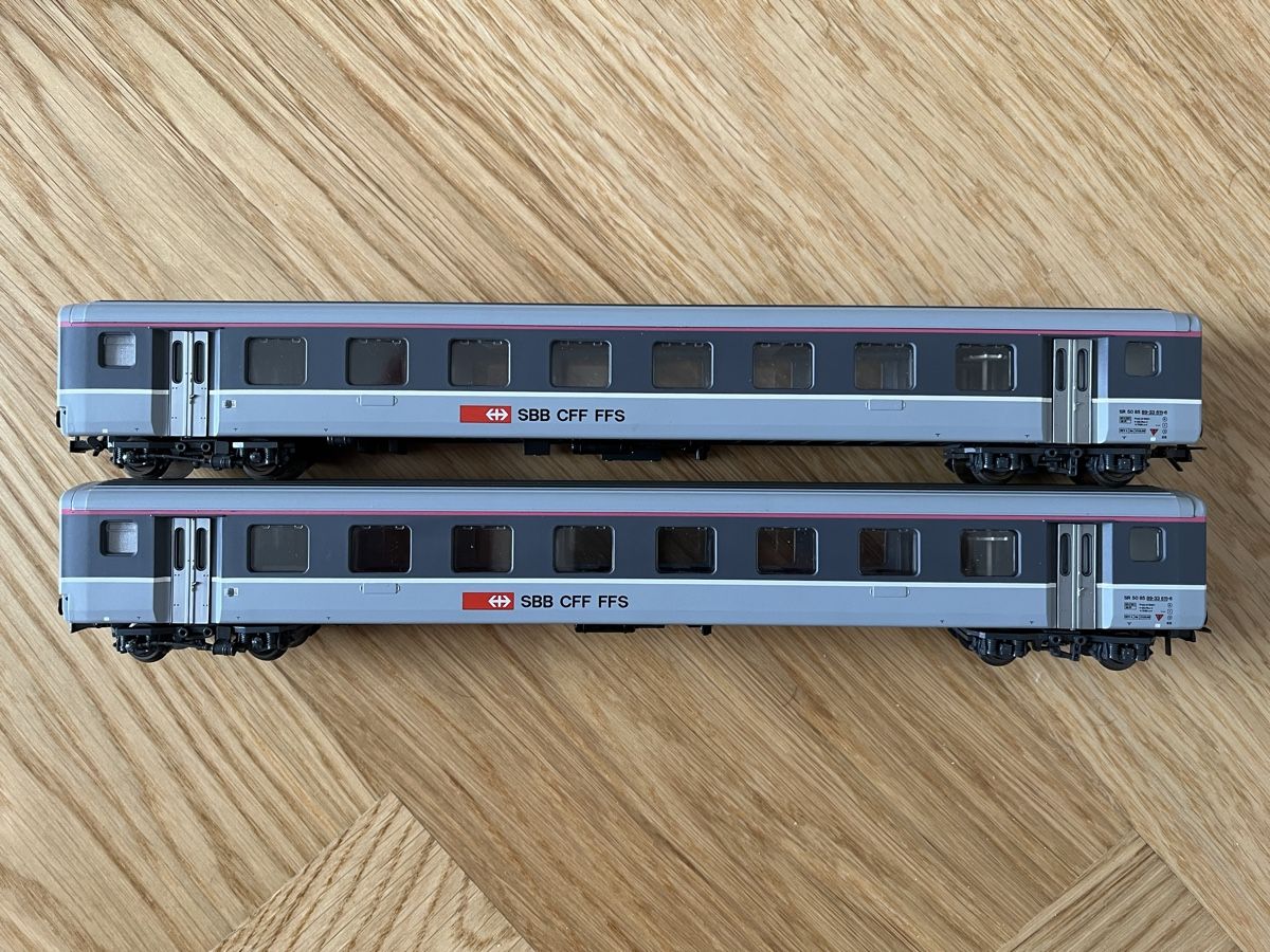 Roco Modellini di ferrovie: 2 Stk SBB EW II Willhelm Tell Roco – Usato da Basel venduto da Re620_11627 1