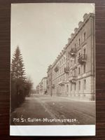 ST. GALLEN Museumstrasse, Fotokarte, 1906
