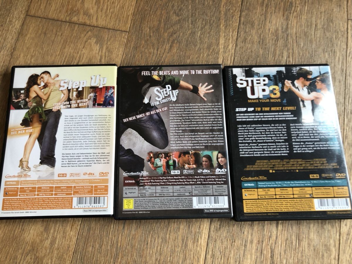 Tous les DVDs: Step up 1-3 DVD – D'occasion à Nussbaumen AG par Fuji77 1