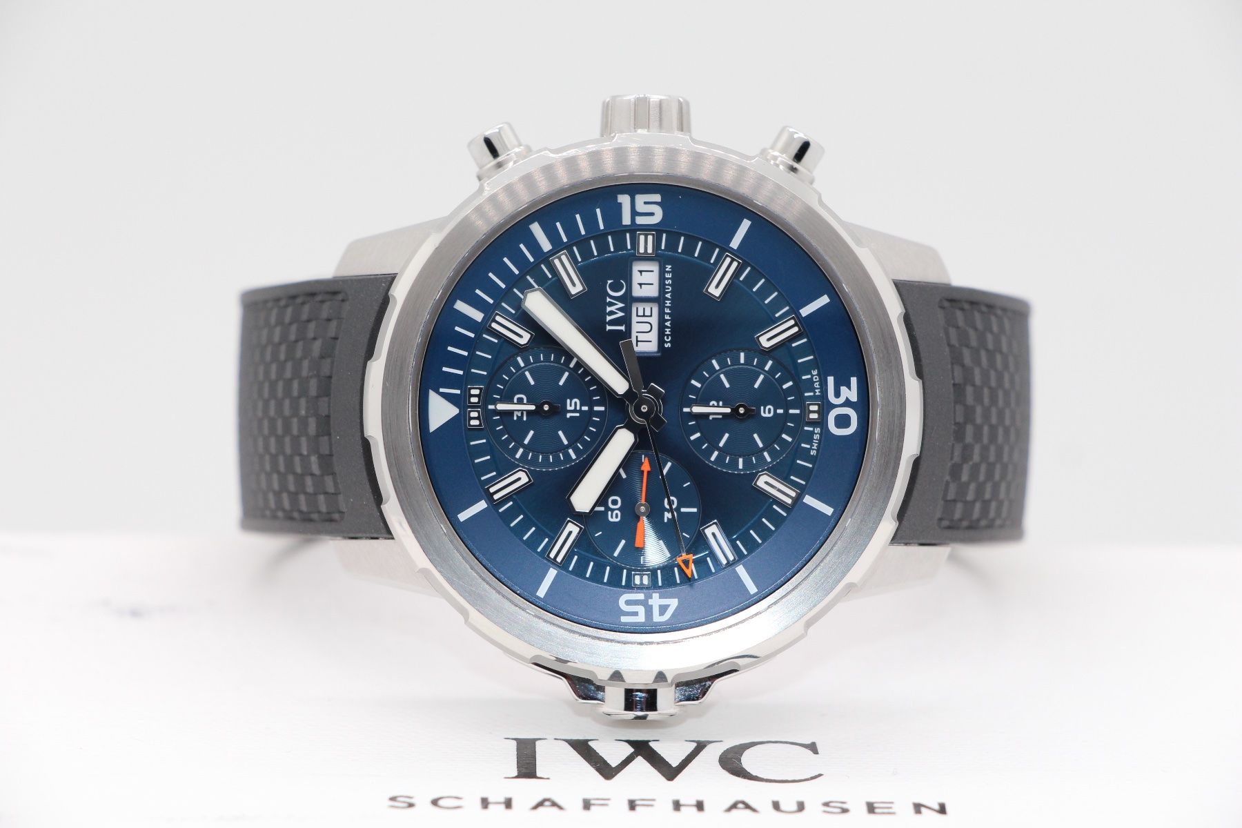 IWC Orologi: IWC Aquatimer Chronograph Costeau Ref. IW376805, Full-Set – Usato da Zug venduto da eMDi_Collection 4