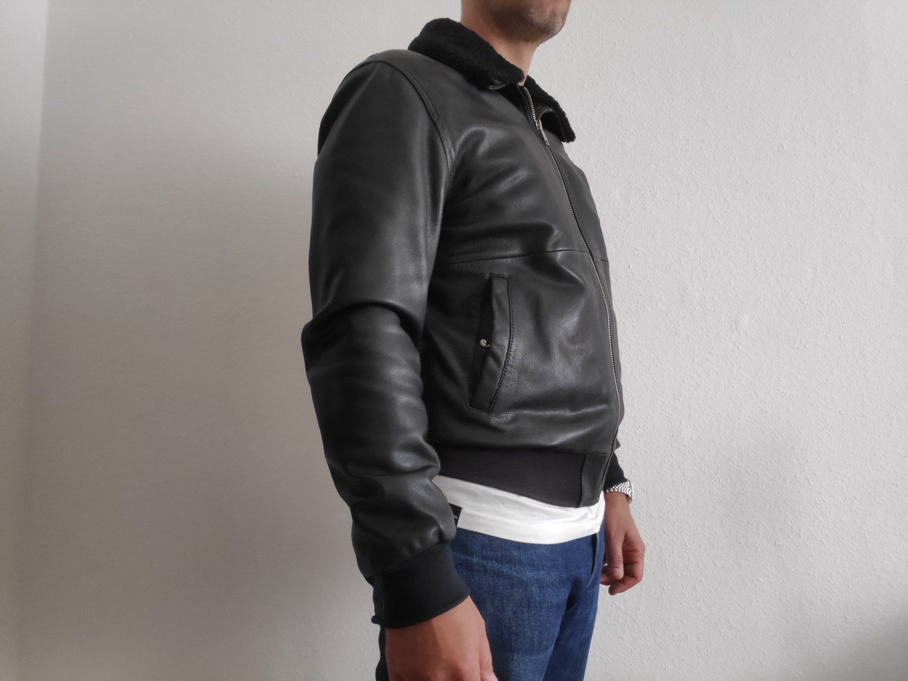 Globus Giacche: Lederjacke Yves (Globus) | Grösse M | Schwarz – Usato da Bern venduto da anger47 6