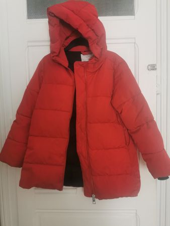 Warme Steppjacke Daunenjacke rot Grösse S von Mango